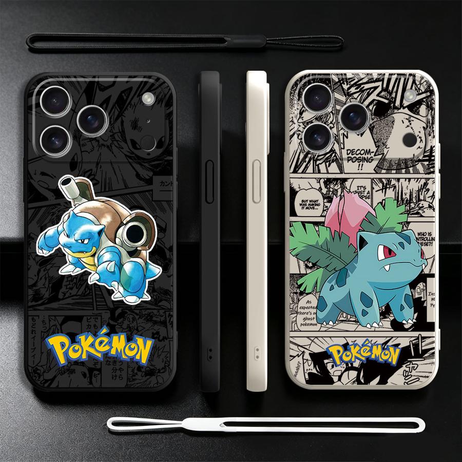 Lanyard Anime Logo - P-okemons Charizard Blastoise Telefoonhoesje voor Apple