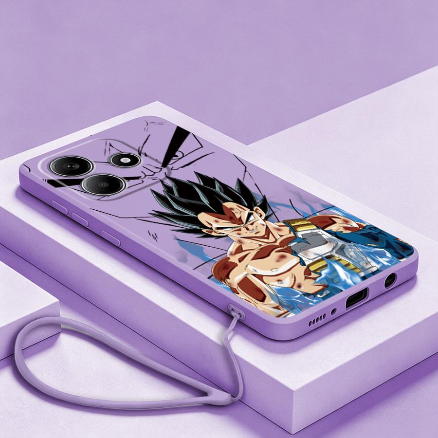 Lanyard Anime Logo - Dragon Ball Vegeta Soft Cover Telefoonhoesje