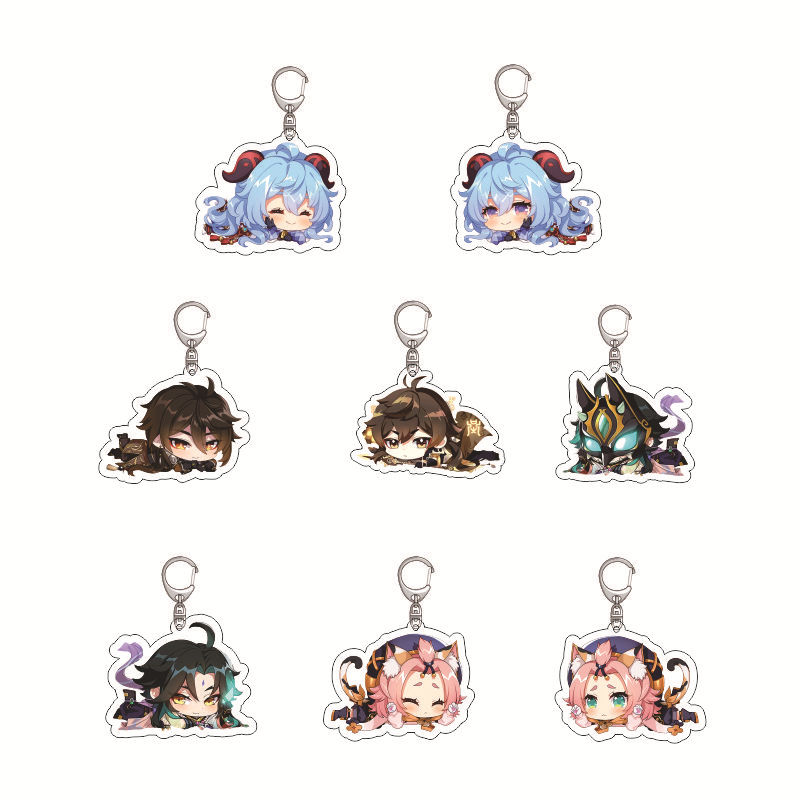Anime Merchandise Keychain - Genshin Impact Acryl Sleutelhanger Anime Merchandise