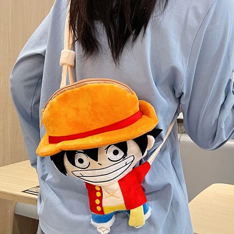 Anime Merchandise Bag - Nieuwe One Piece Pluche Schoudertas Creativiteit