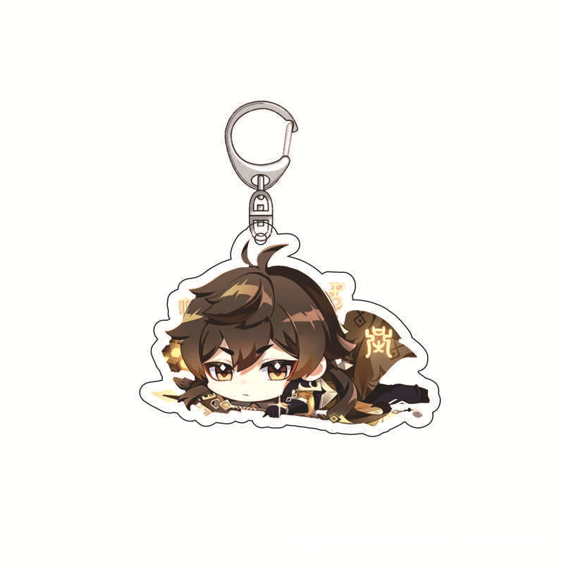 Genshin Impact Acryl Sleutelha - Anime Merchandise Keychain recensie en prijs
