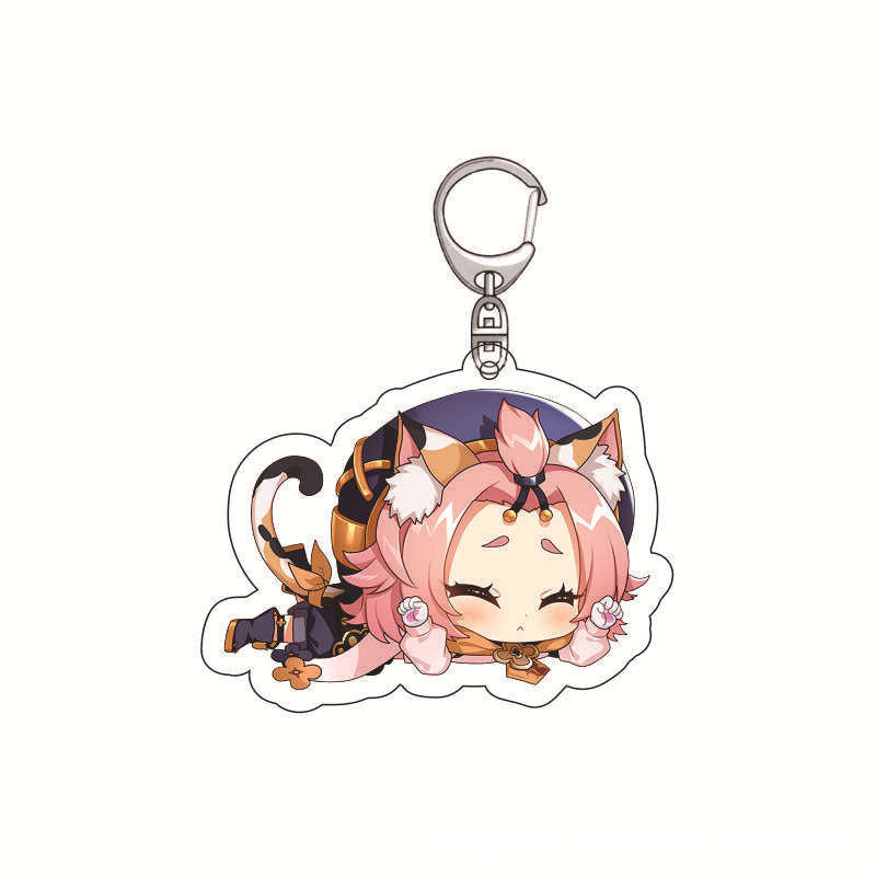 Genshin Impact Acryl Sleutelha - Anime Merchandise Keychain recensie en prijs